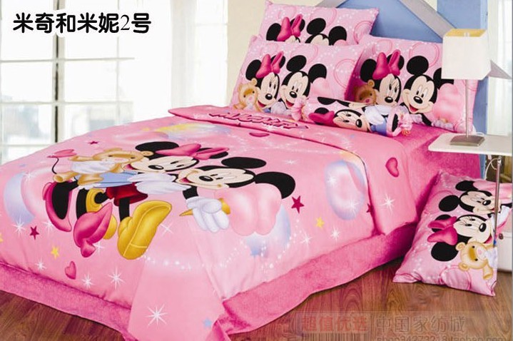 Hot Sale Cartoon Bedding for Kids Children Happy Mickey and Minnie ...