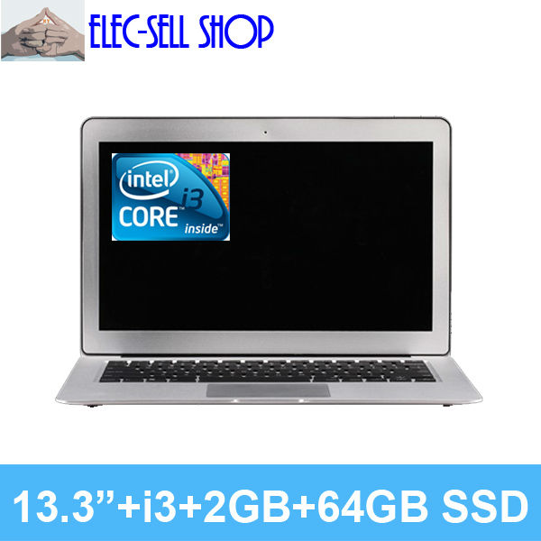 D16 i3 Brand New OEM Laptop 13 3inch Aluminum alloy RAM 2GB SSD 64GB Intel i3