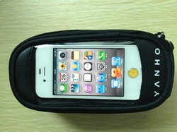 New Waterproof Cycling Sport Bike Accessories Bicycle Frame Pannier Front Tube Bag For Cell Phone 2013 Wholesale(China (Mainland))