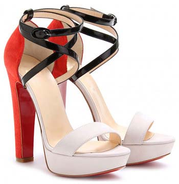 2013 spring and summer platform sandals thick heels shoes candy color high heeled shoes genuine leather