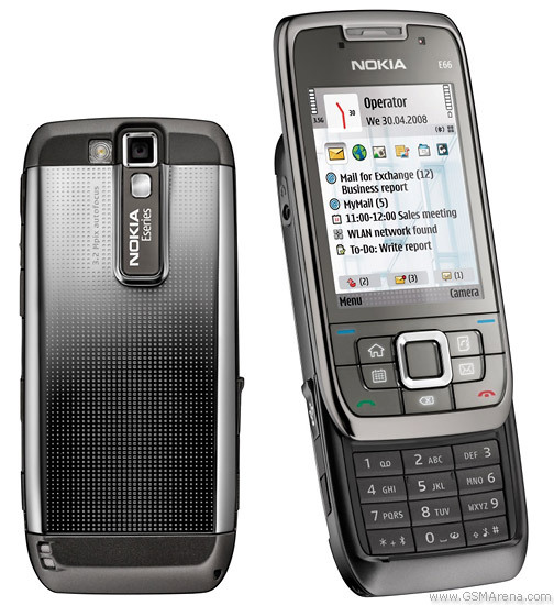 Refurbished NOKIA E66 Original accessories Slider mobile phone WiFi 3 2MP FM GPS free shipping