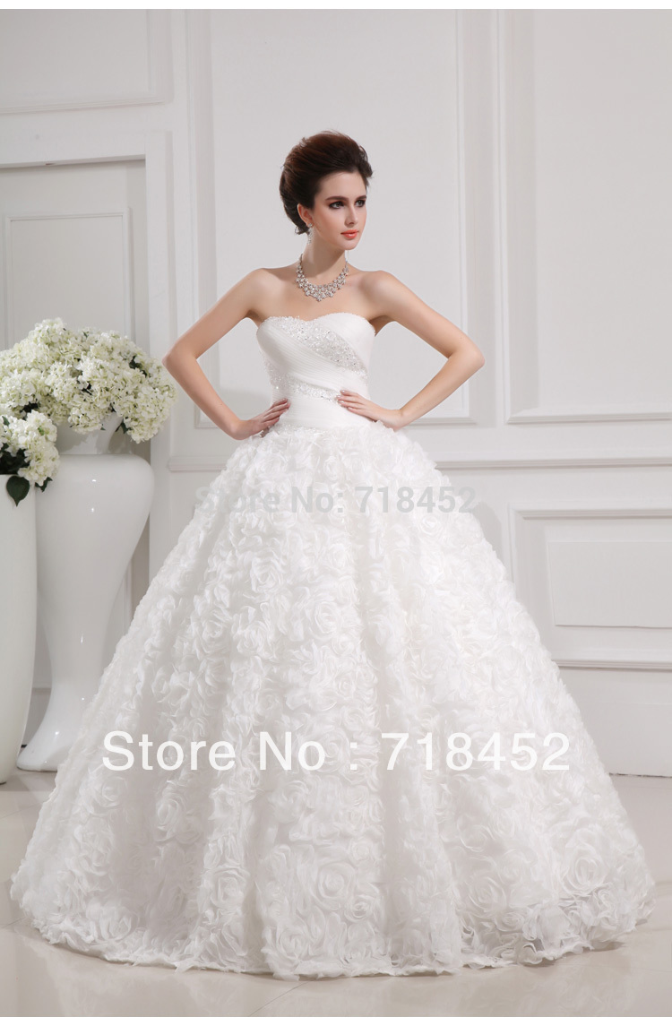 Cinderella style wedding dress