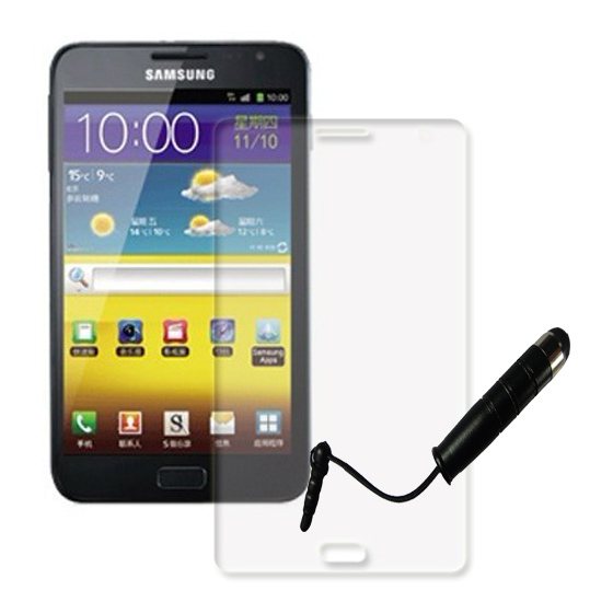 2IN1 Stylus Pen + LCD Screen Protector For Samsung Galaxy Note GT-N7000 i9220(China (Mainland))