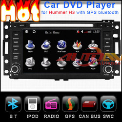 2 Din Hummer H3 In Dash HD Car DVD Player GPS Navigation Stereo With Radio TV Multimedia Stereo Built-in GPS Navigation(China (Mainland))