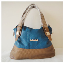 wholesale designer women s bag Size 40 x 30cm pattern PU chain colors blue pink orange