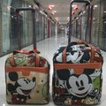 2013new free shipping Cartoon MICKEY MOUSE large capacity trolley luggage travel bag trolley luggage double-shoulder