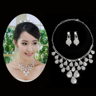 Free shipping The bride accessories marriage accessories set the bride hair accessory necklace marriage accessories wedding