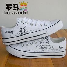 TUZKI – low lacing hand-painted casual shoes lovers canvas shoes graffiti shoes