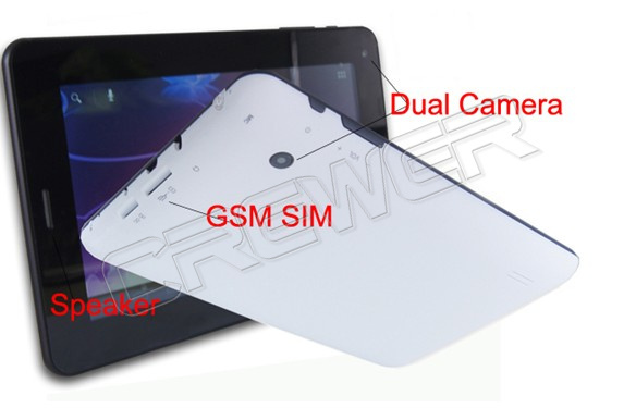 7 inch allwinner a13 512M 4GB Capacitive Screen phone call function sim card tablet pc with