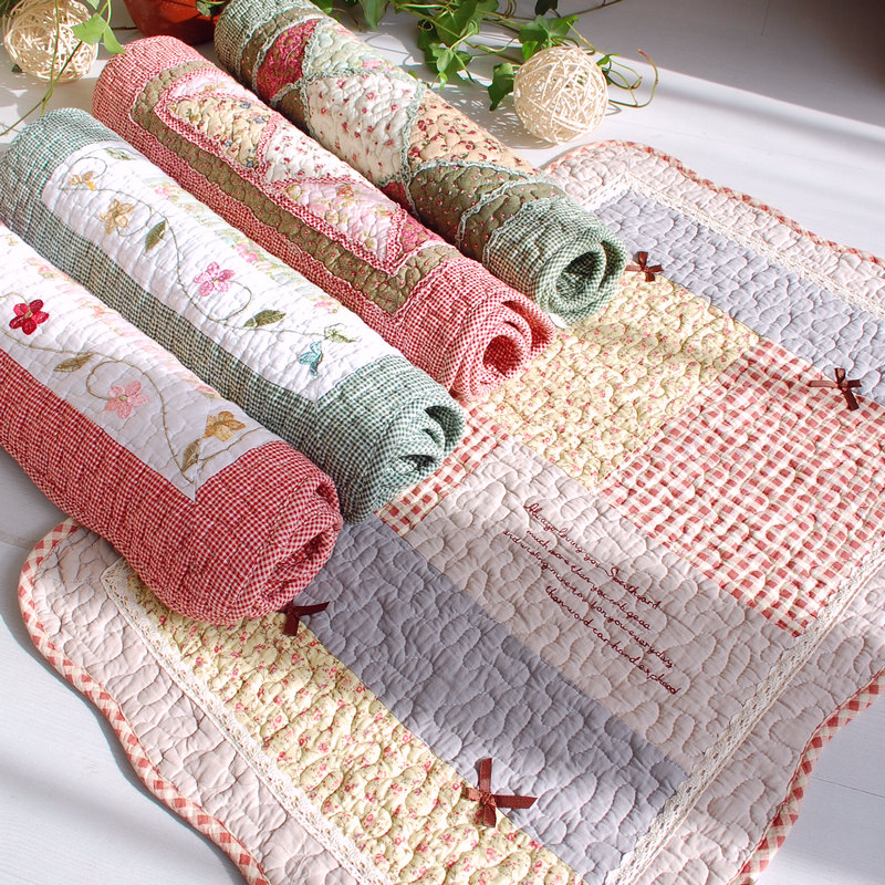 Climb a style doormat quilting 100% cotton cloth mats belt slip-resistant granules(China (Mainland))
