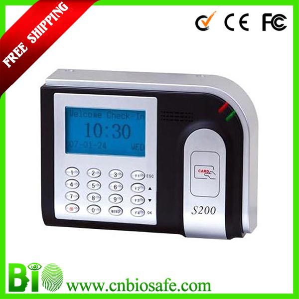 RFID Timing Systems Punch Card Attendance Machine /Card Swiping Machine HF-S200(China (Mainland))