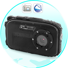 Chromophous submersible waterproof camera lithium battery digital camera hd 1080p underwater digital camera