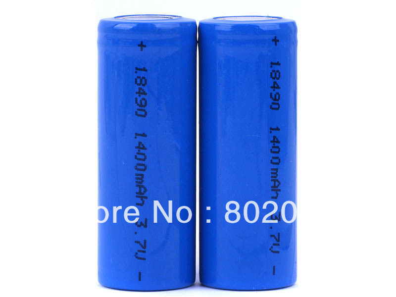 Купить ICR 18490 3.7V 1400mah литий-ионный аккумулятор 2-пакет в ...