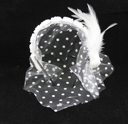 Beautiful Tulle And Feather Wedding Bridal Veil/Fascinator/Headpiece WBHF023 Free Shipping(China (Mainland))