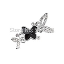 Fashion brooch Ruili paragraph Austria Crystal honey butterfly brooch jewelry  FREE SHIPPING