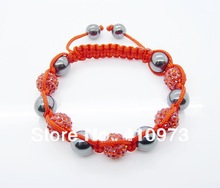 Fine Jewlery Shamballa Bracelet Fashion Jewelry Micro Pave CZ Disco Colour Beads Color Rope Shamballa Bracelets CCB014