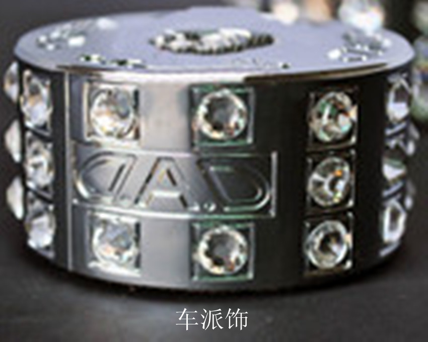 Dad senior diamond seat headrest connecting rod decoration diamond thimbler a pair of(China (Mainland))