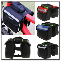 Bicycle Bike Cycling Sport & Entertainment Frame Front Tube Double Side Bag Accessories Black Red Blue LS-31(China (Mainland))