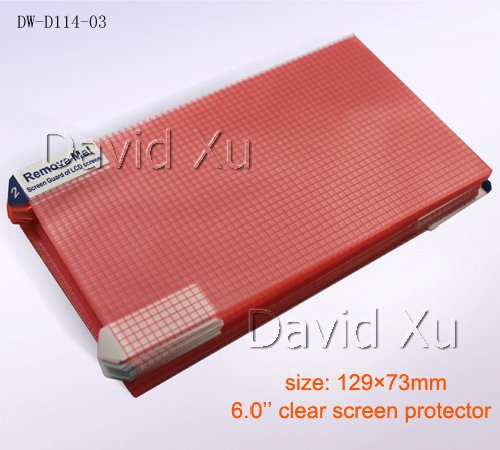 Good quality Japanese material A 6 0 inch cell phone screen guard free shipping 300PCS GPS