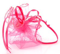 FreeShipping!!!500PCs Fuschia Organza Wedding Gift Bags & Pouches  26cm Dia.