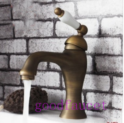 Brass Bathroom Faucets on Free Shipping   Contemporary Antique Brass Bathroom Faucet Vanity Sink