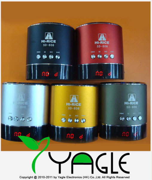 Купить Новый аккумуляторная hi рис мультимедиа sd-808 usb Мини-спикер ...