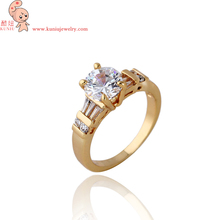 full $15 free door-to-door White zircon Crystal christmas passion honey 18k rose gold plated jewelry  ring female zircon ring