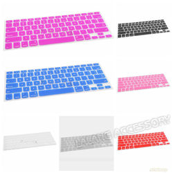 Free Shipping 1pcs 7 Colors Soft Silicone Keyboard Protective Film Cover Skin for Apple MacBook Pro 13" 15" 17" 740005(China (Mainland))
