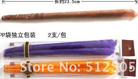 wholesale Natural, 100% organic plant material,100% Beeswax Ear Candle 2013 promotion package 50pcs @0679(China (Mainland))
