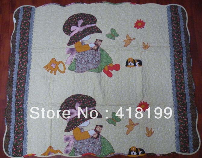 Patchwork baby quilt(China (Mainland))