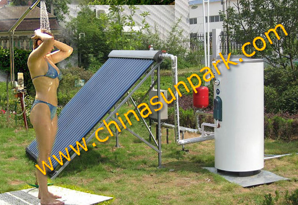 with single coil HE solar water heater room heating-in Solar Water