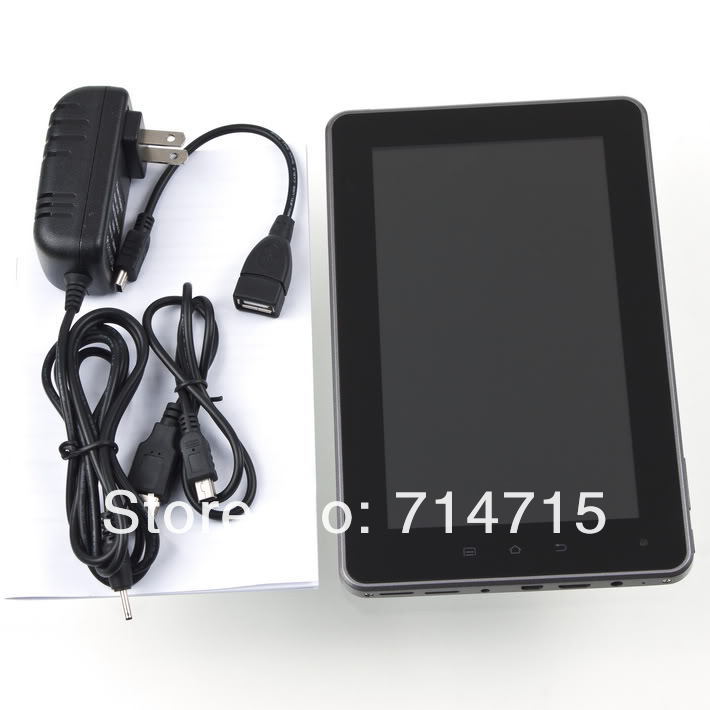 High Quality 4GB 7" Android 2.3 Touchscreen Tablet PC WiFi 512MB New(China (Mainland))