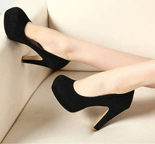 {Night Club Shoes} New Arrival Women High-heeled Shoes ,Korean Style Work Place Black Pumps,Platform Shoes,Free Shipping