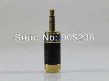 ACROLINK CF 3 5 24K Gold 3 5mm Stereo Jack Male Carbon Straight Adapter diameter 7mm