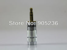 ACROLINK FP 3 5 3 5mm Stereo Jack Male Golded plated Straight Adapter for diy Headphone