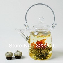  GREENFIELD 20pcs Different kinds Chinese Blooming Flower Tea 100 Handmade Artistic Artisan Blossom Flower Tea