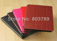 HOT selling Fashion PU leather pouch smart case for ipad mini,sleep/wake up function, retail and wholesale,free shipping