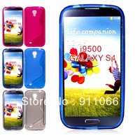 100pcs/lot high quality new arrival S line TPU soft case for Samsung Galaxy SIIII S4 i9500 free shipping