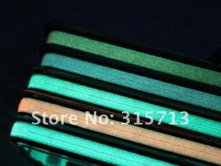 10pcs luminous fluorescent Bumper skin frame case for iPhone 5,5g,5th slicone+tpu with retail pack bumper case metal button(China (Mainland))