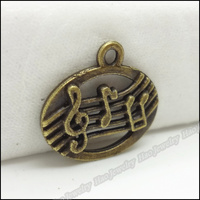 100pcs Vintage Charms  Pendant Antique bronze Fit Bracelets Necklace DIY Metal Jewelry Making