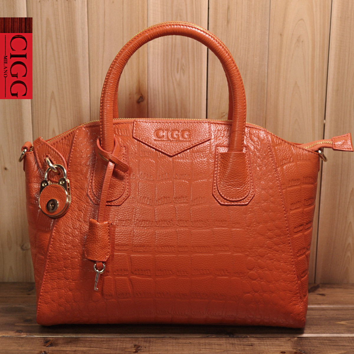 PROMOTION Genuine Leather Bags Women Handbag Flat Shape Shoulder