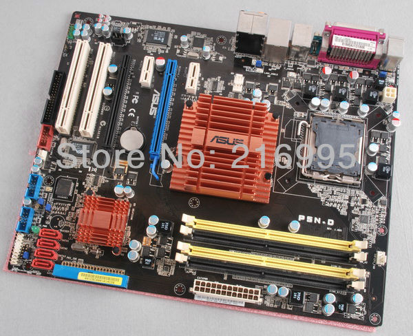 For ASUS P5N-D Motherboard Intel NVIDIA nForce 750i SLI LGA 775 DDR2 100% tested!