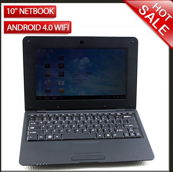 Hotsale Google Android 4 0 MID 10 inch Netbook with Webcam 12MB Ram 4GB Memory