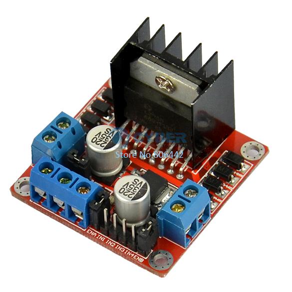 Cheap 2Pcs/Lot L298N Dual H Bridge DC Stepper Motor Drive Controller Board Module Free Shipping TK0450(China (Mainland))