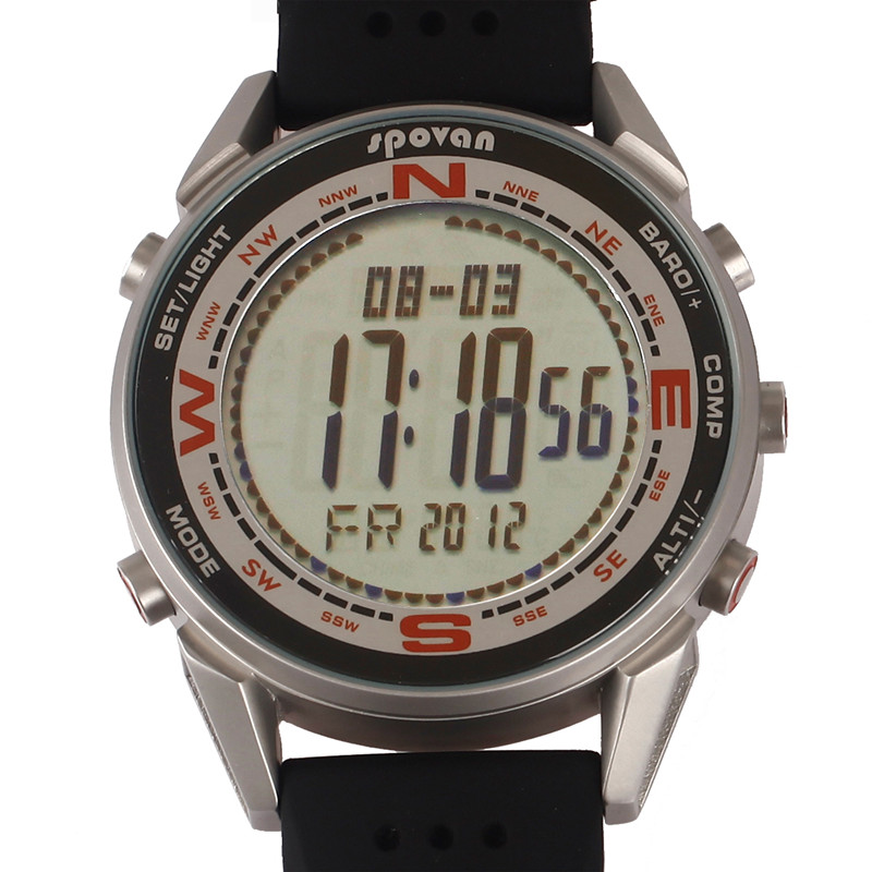 Bravo outside sport watch compass altimeter hiking table altitude meter baroscope(China (Mainland))