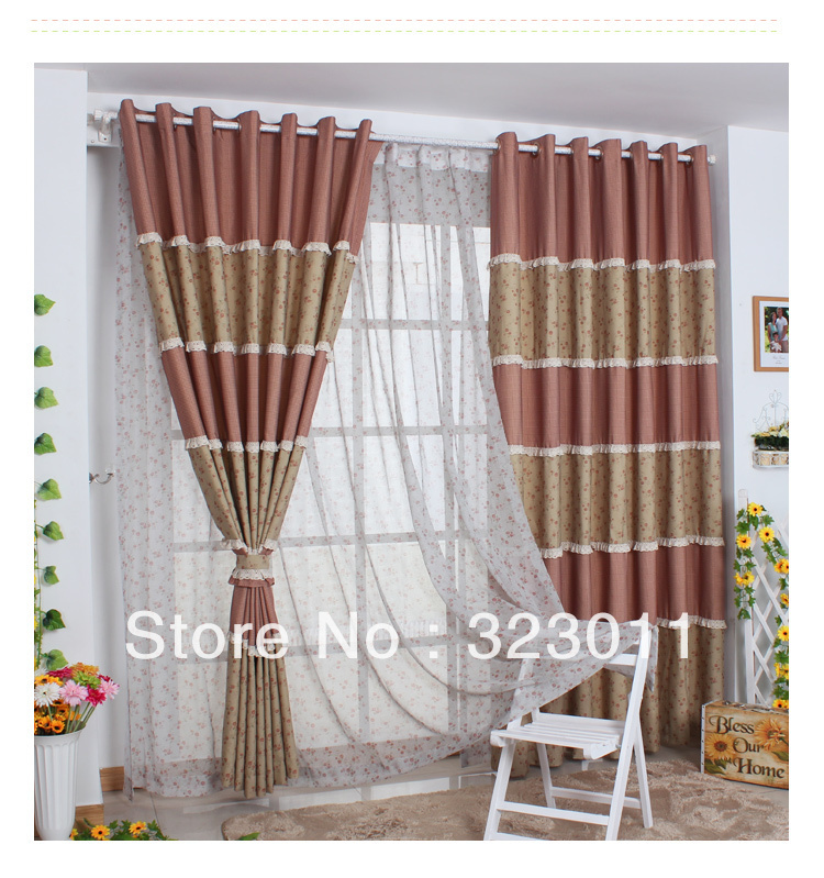 Country French Lace Curtains Tuscan Style Curtains and D