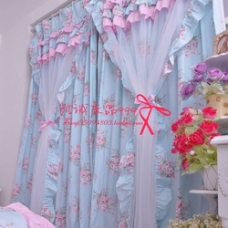 Rustic princess bedding kit piece set paraded curtain yarn FREE SHIPPING(China (Mainland))