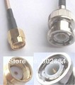 2pcs/lot  RP-SMA male jack to BNC male  straight RG316 pigtail  Adapter Cable 30cm