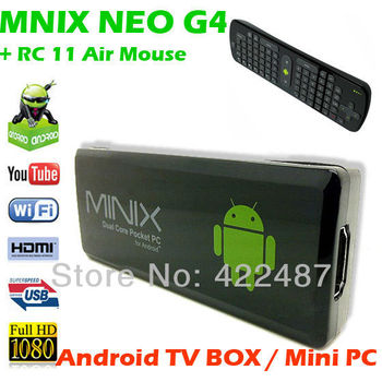 Free Measy RC11 Air Mouse] MINIX NEO G4 DLNA RK3066 Dual Core Cortex ...