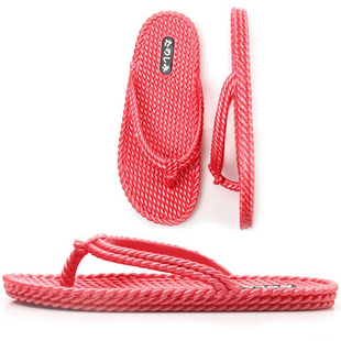 Free shipping Holidaying lovers beach flip flops sandals slippers lovers twisted